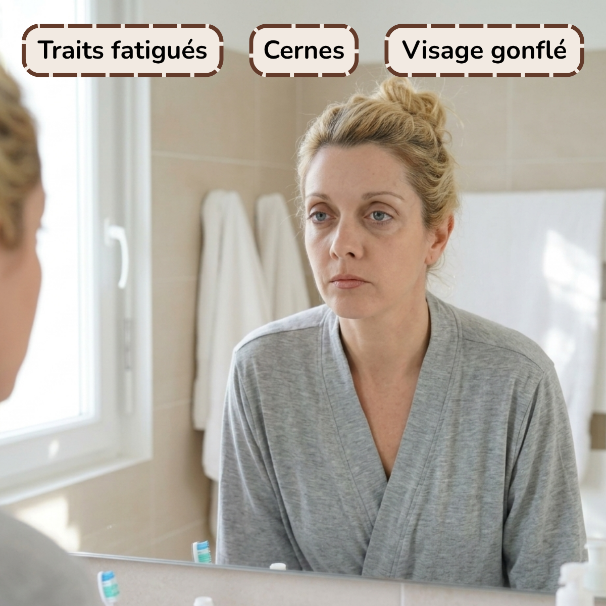 Brosse drainante visage anti-gonflements